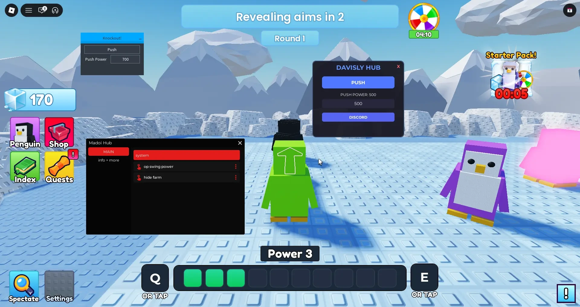 Max Push Power in action