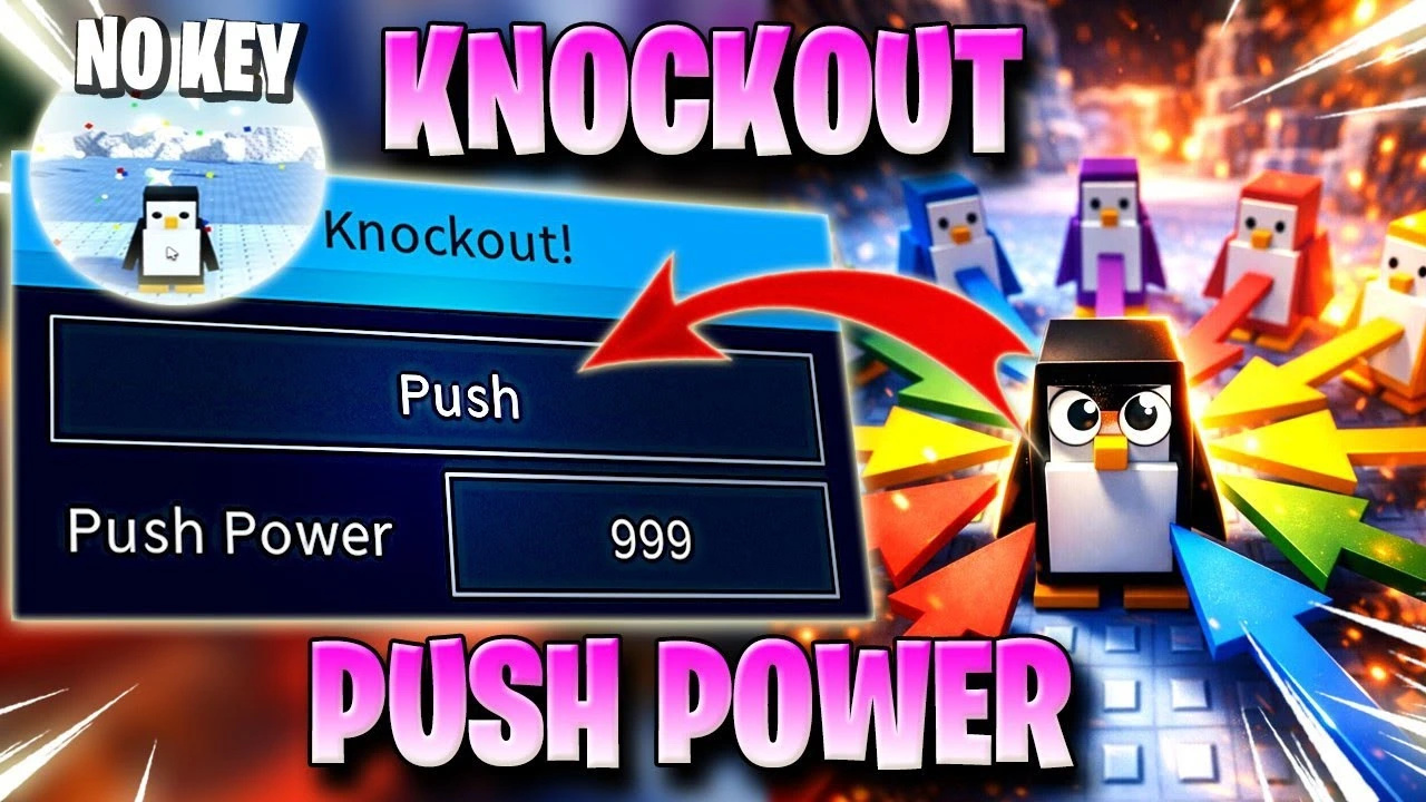 Demonstration of the Knockout script push power